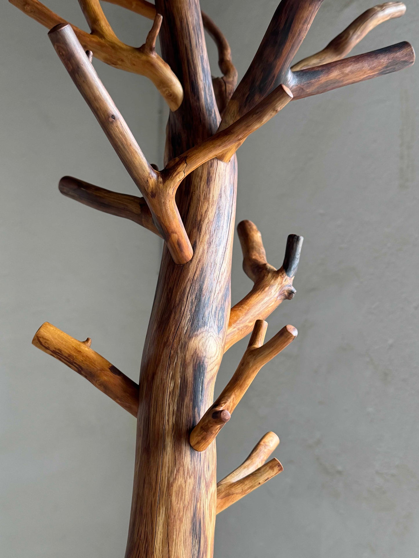 Elegant Standing Coat Rack Wooden coat rack Freestanding wood coat rack oak