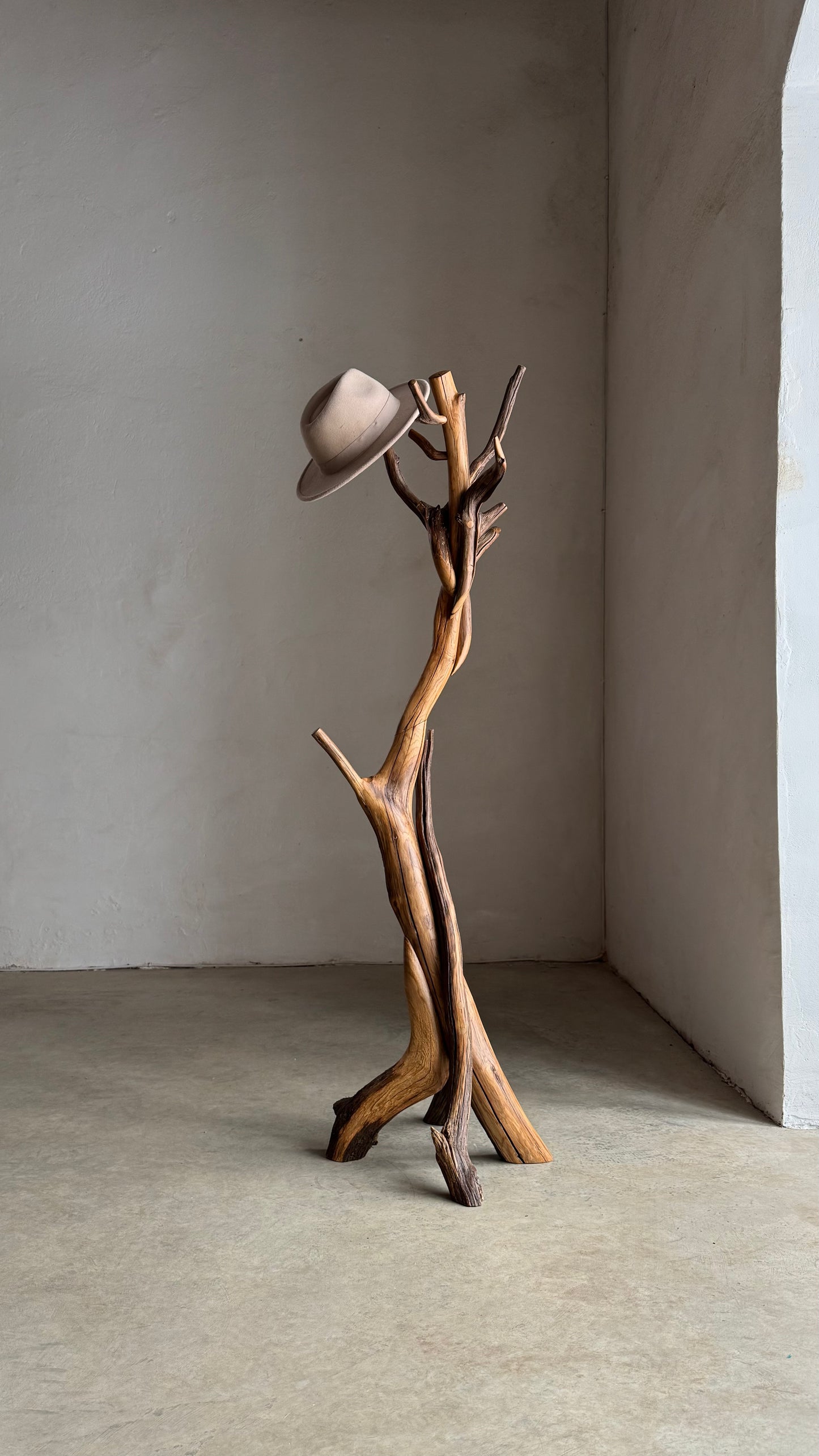 Wood Coat Rack Nature's Elegance