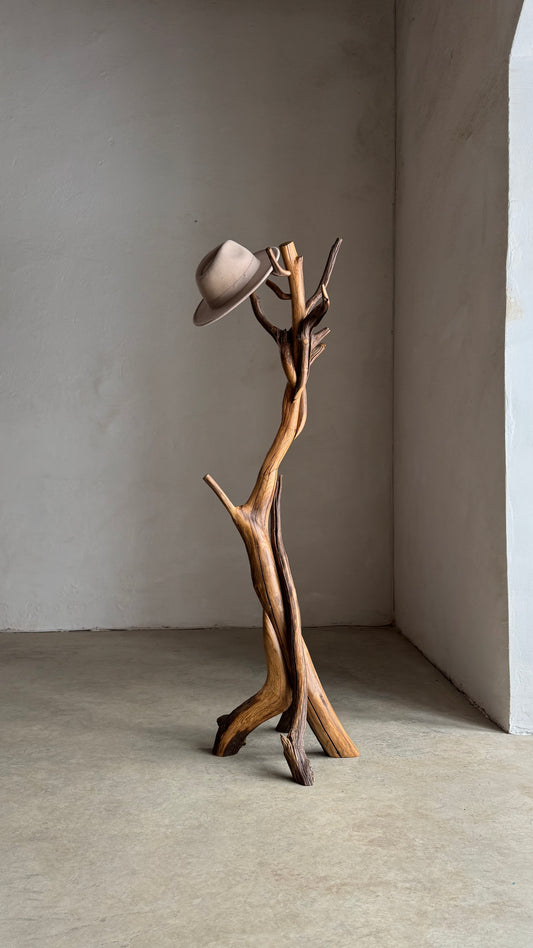 Wood Coat Rack Nature's Elegance