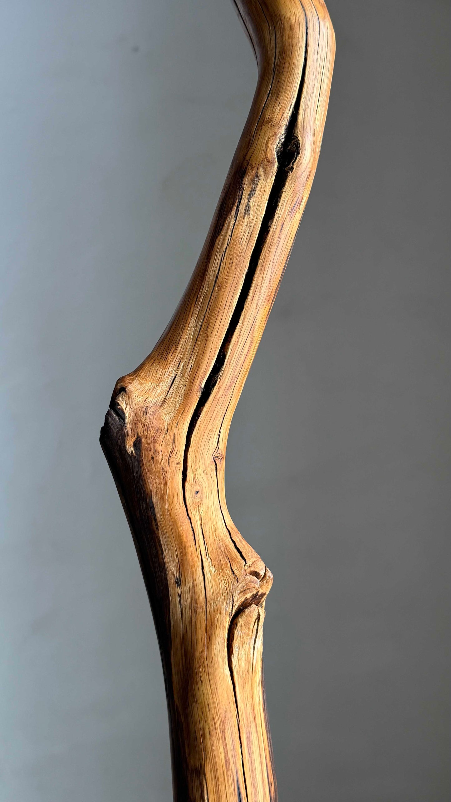 Driftwood Coat Rack with Brass Pegs wood freestanding coat rack with heavy base