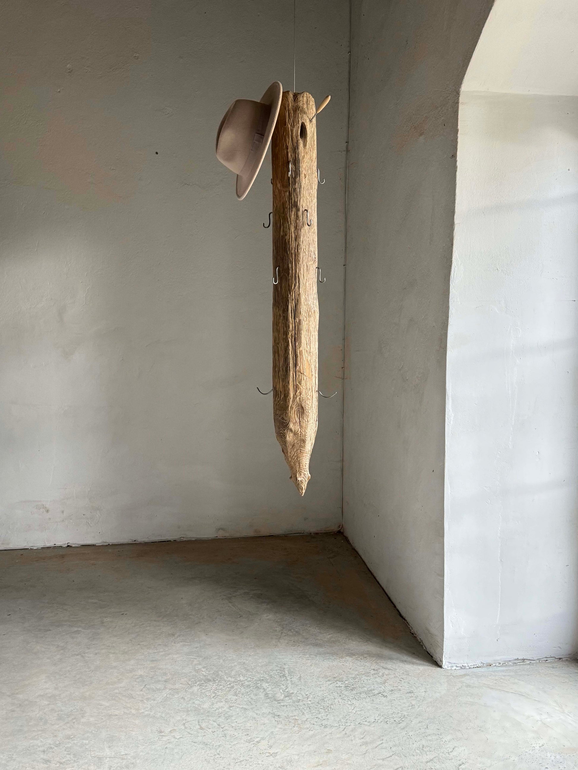 Wood Coat Rack Gravity Drift | Ray L'Mondes