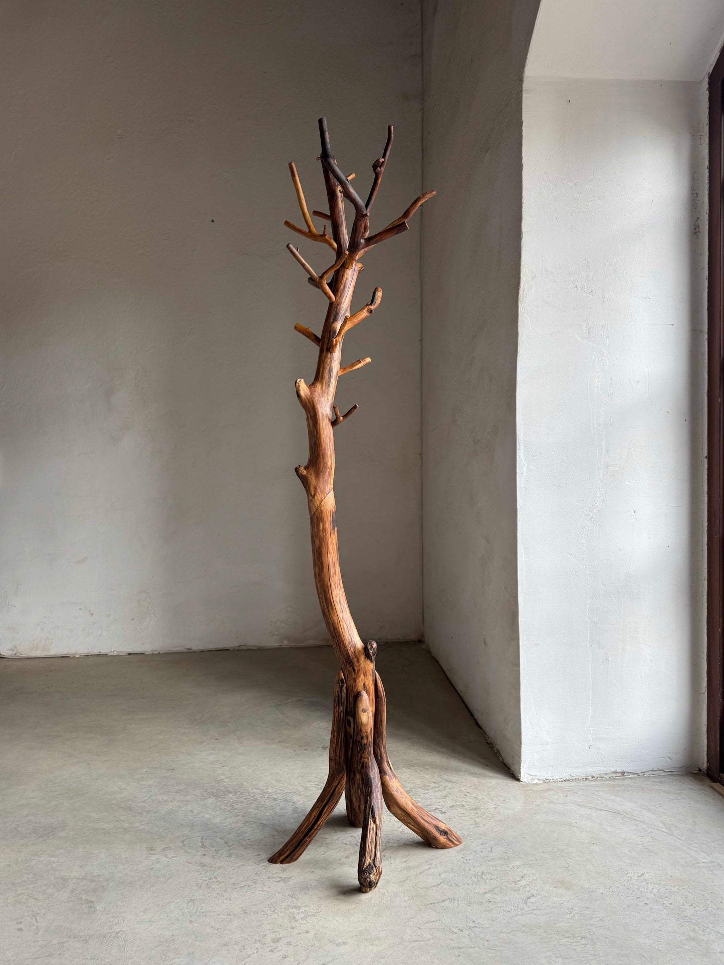 Elegant Standing Coat Rack Wooden coat rack Freestanding wood coat rack oak 