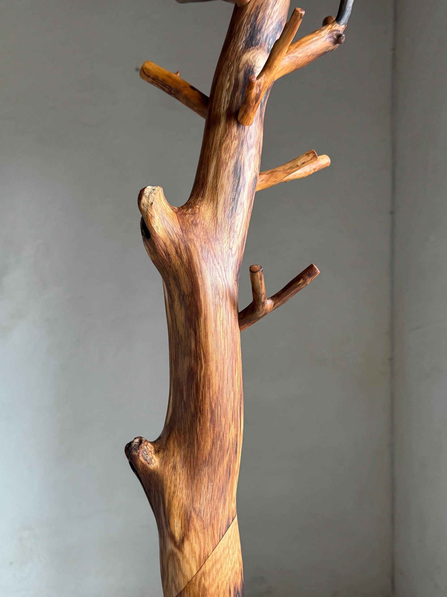 Elegant Standing Coat Rack Wooden coat rack Freestanding wood coat rack oak 