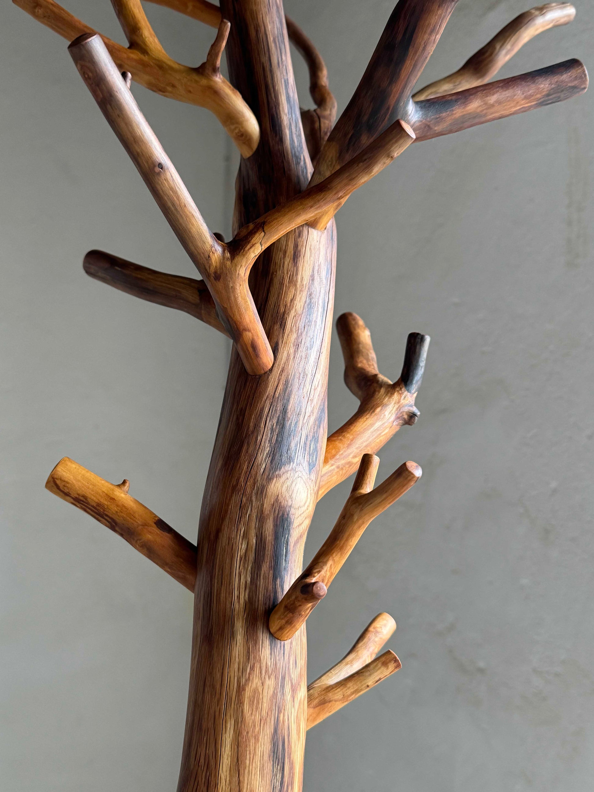 Elegant Standing Coat Rack Wooden coat rack Freestanding wood coat rack oak 